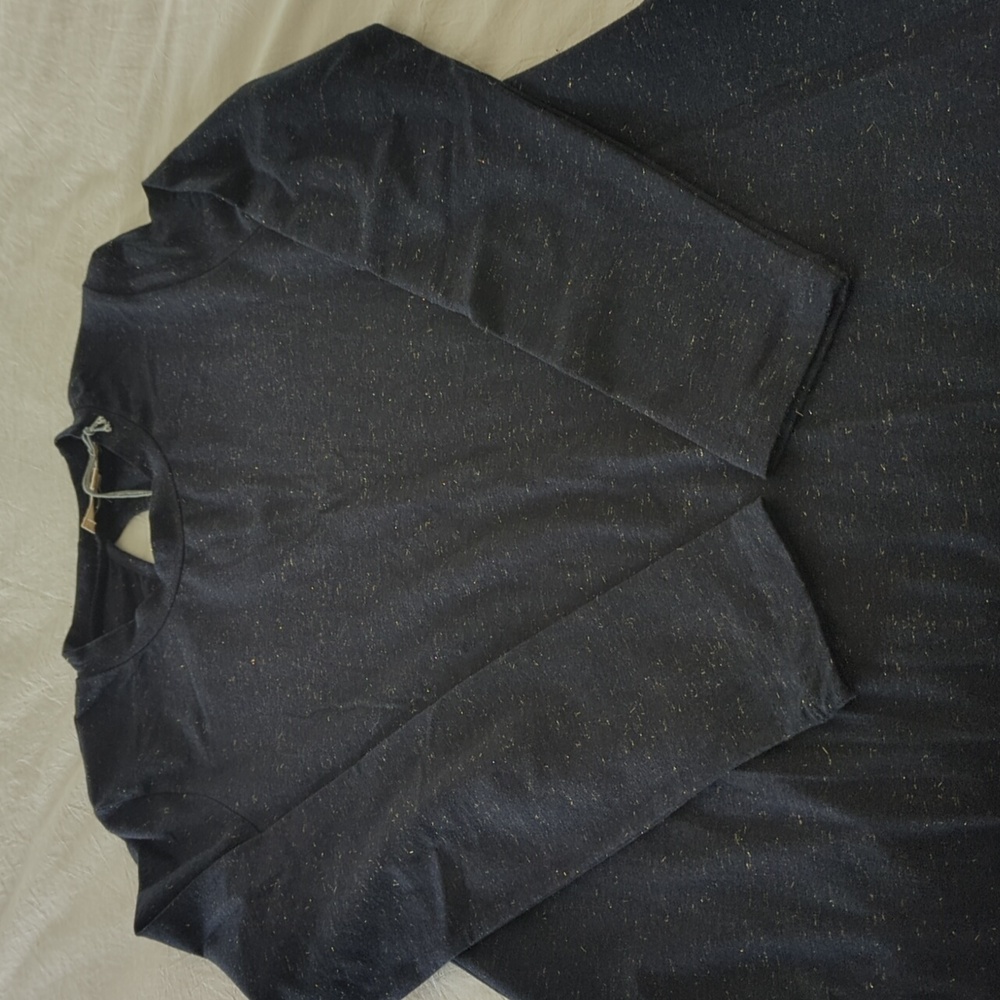 NWT Small Woven For You Dark Navy Dress